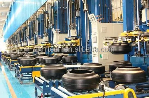 Linha de produção de alta velocidade do pneu de borracha da empresa de ZX 	fabricação das indústrias