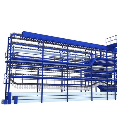 Linha de produção de borracha descartável azul do látex médico
