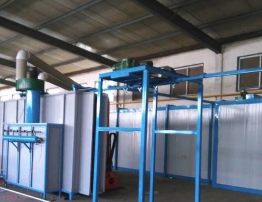 Cadeia de pulverização e de pintura do pó automático do equipamento de fabricação
