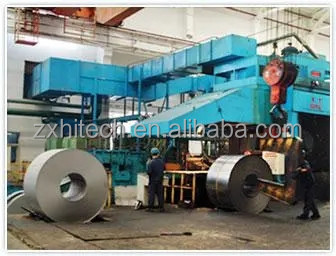 Linha de produção de bobinas de aço galvanizadas da empresa ZX, equipamento de produção de bobinas de aço