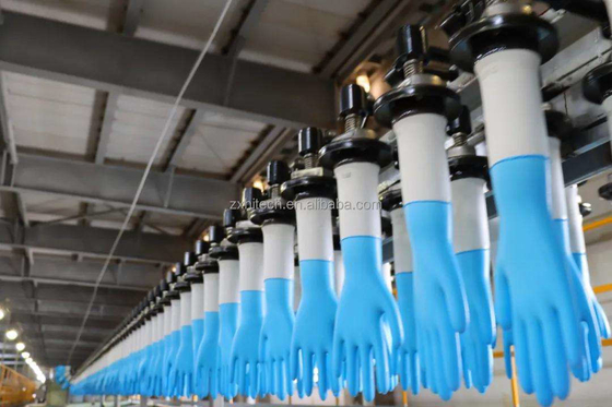 Luvas médicas de látex Máquinas Máquina de fabricação de luvas de borracha Egito Luvas de aço inoxidável