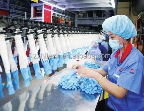 Luvas médicas de látex Máquinas Máquina de fabricação de luvas de borracha Egito Luvas de aço inoxidável