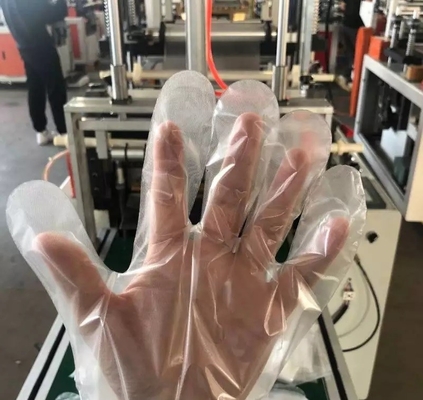 Linha de produção plástica da luva do PE de alta velocidade da empresa de ZX 	serviço da garantia