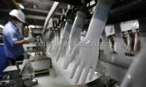 linha de produção linha médica da fabricação da maquinaria das luvas da fábrica das luvas das luvas