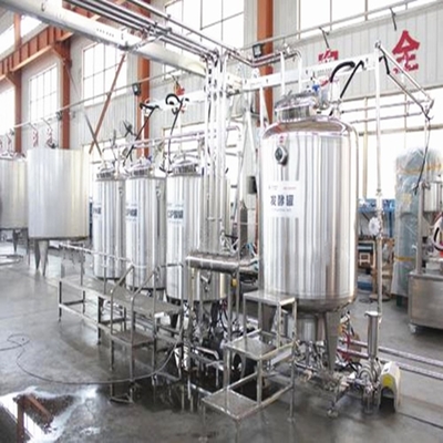 Linha de produção do leite evaporado do PLC/máquina de processamento abrandada do leite condensado