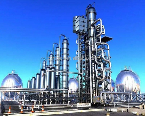 A empresa ZX desenvolve equipamentos de refino de petróleo bruto de alta eficiência