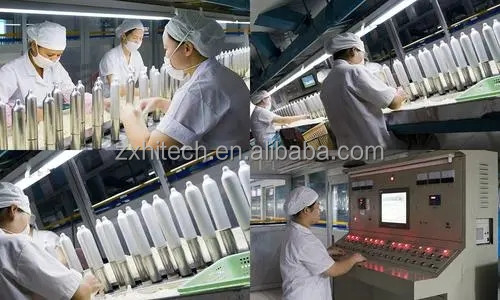 Linha de produção ultra fina apoio em linha do preservativo do sabor do fruto
