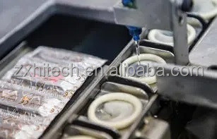 Linha de produção ultra fina apoio em linha do preservativo do sabor do fruto