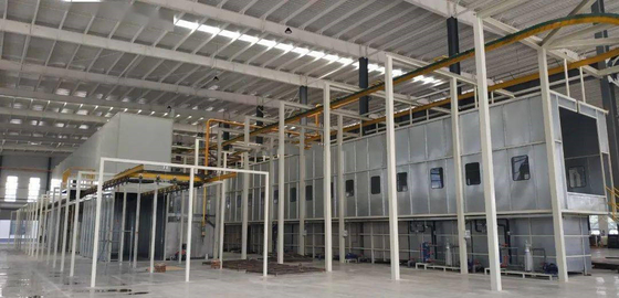 Linha de produção automática equipamento de anodização de alumínio do revestimento cerâmico da pintura à pistola