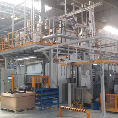 Linha de produção automática equipamento de anodização de alumínio do revestimento cerâmico da pintura à pistola