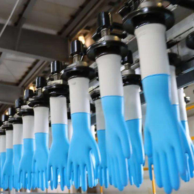 Linha de produção cirúrgica da luva do látex de borracha pequeno da máquina da fabricação da luva do nitrilo