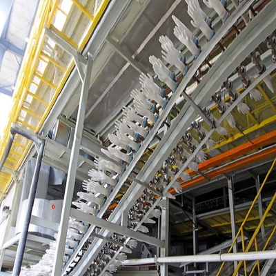 Máquina de fabricação de luvas de nitrilo pequenas Linha de produção de luvas cirúrgicas de látex para borracha