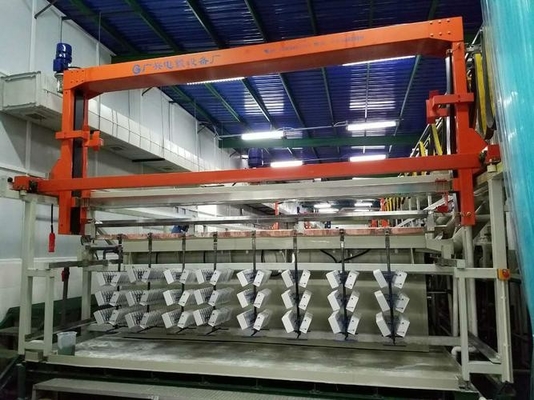 Linha de produção de galvanização de alumínio, de oxidação, de placas de ouro e de prata