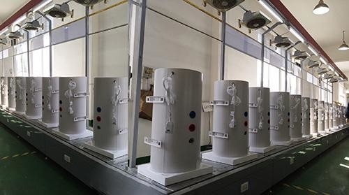 Linha de produção de aquecedores de água Equipamento e máquinas de produção de aquecedores de água