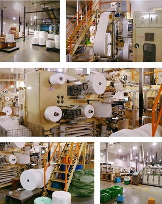 Linha de produção de fraldas para bebés